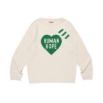 HUMAN HOPE HEART KNIT SWEATER