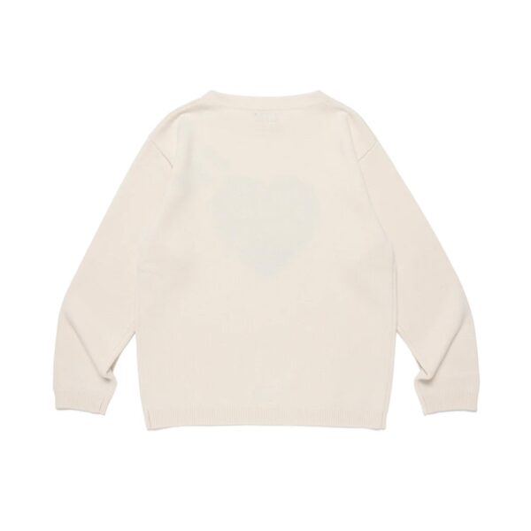 HUMAN HOPE HEART KNIT SWEATER